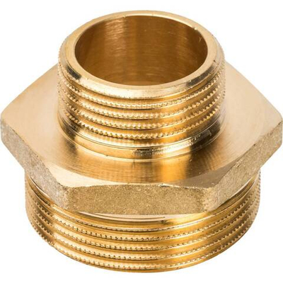 Ниппель STOUT переходной 1 1/2"x1" НР/НР