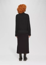 Вязаный свитер свободного кроя с воротником из смеси хлопка s.Oliver