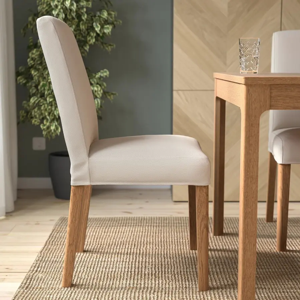 Стул - BERGMUND IKEA/ БЕРГМУНД ИКЕА, 95х52х59 см, бежевый