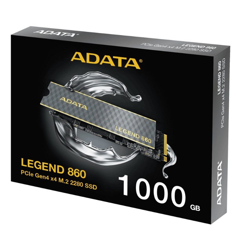 Твердотельный диск 1TB A-DATA LEGEND 860, M.2 2280, PCI-E 4x4, [R/W -6000/4000 MB/s] 3D-NAND (Works with PS5)