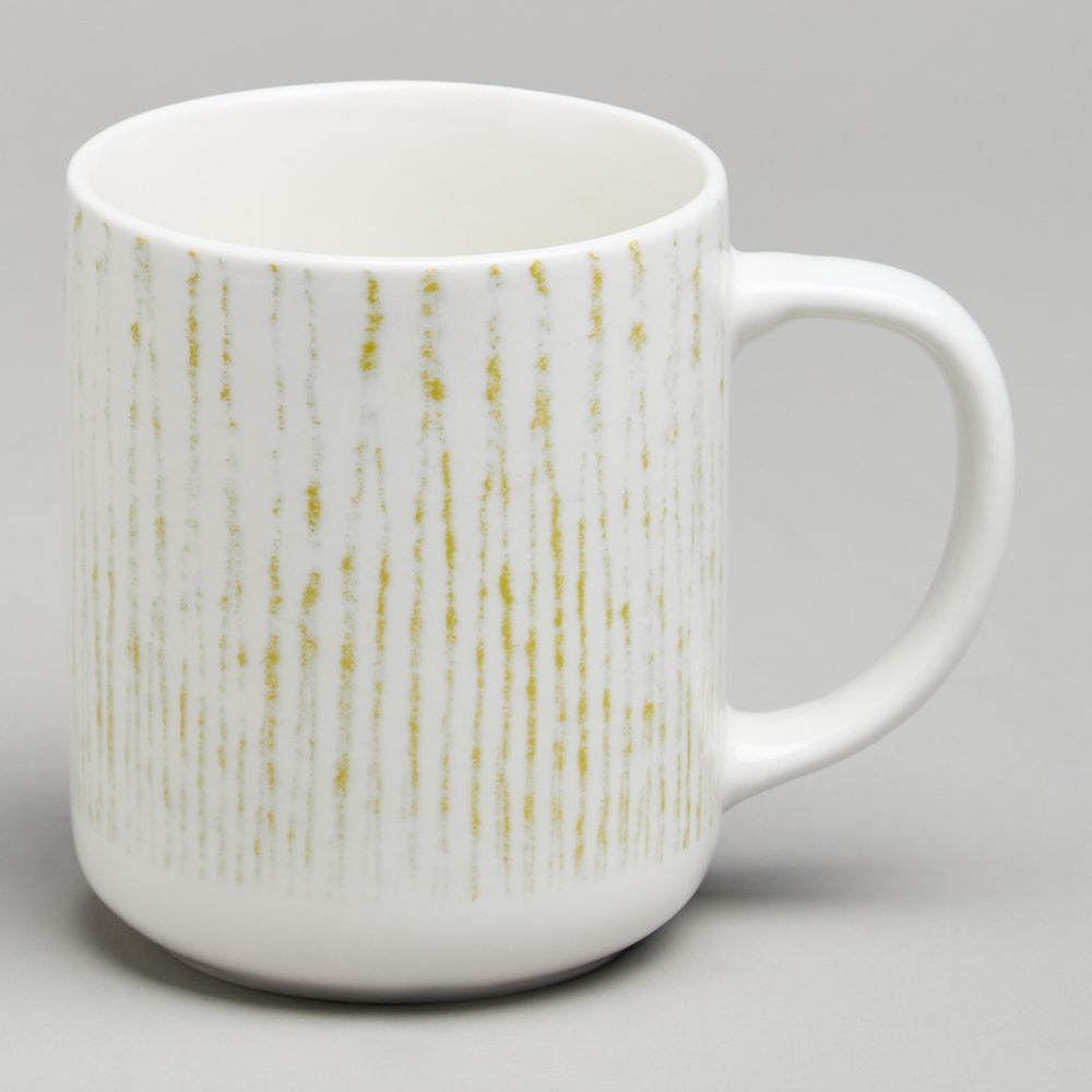 НАБОР КРУЖЕК BRONCO "DAILY" 4 ШТ. 350 МЛ ГОРЧИЧНЫЙ