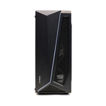 Корпус TESLA TSL-100, Без БП, ATX, RGB, чёрный, 4xRGB FAN, 2xUSB2, 1xUSB3, бок: закалённое стекло (TSL-100-4FB-RGB)