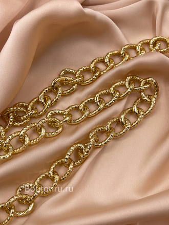 Цепь золотистая массивная 15 мм