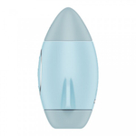 Стимулятор клитора с воздушной стимуляцией и вибрацией Satisfyer Mission Control (голубой)