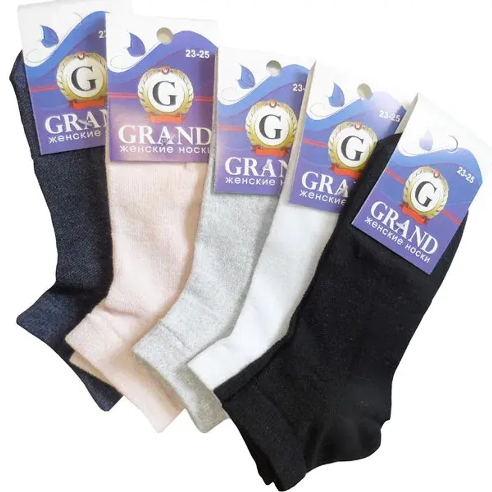 Носки женские GRAND LINE (ЖК-06), ассорти, р. 25
