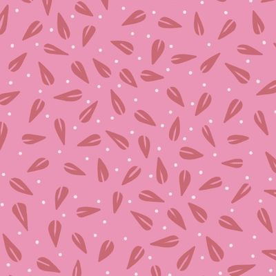 Красные листья на розовом