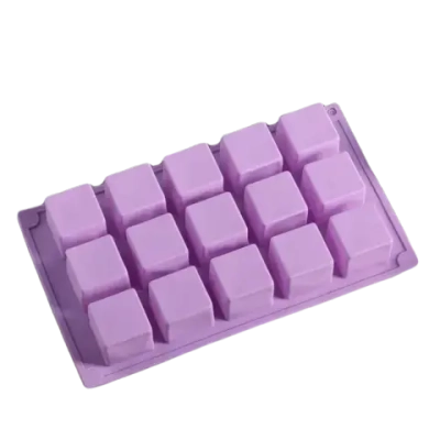 Форма для выпечки «Куб», 30×17,5 см, 15 ячеек, цвет МИКС