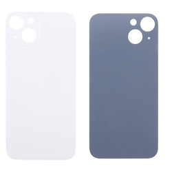 Задняя крышка для Apple iPhone 13 Белый (широкий вырез под камеру) - Премиум
