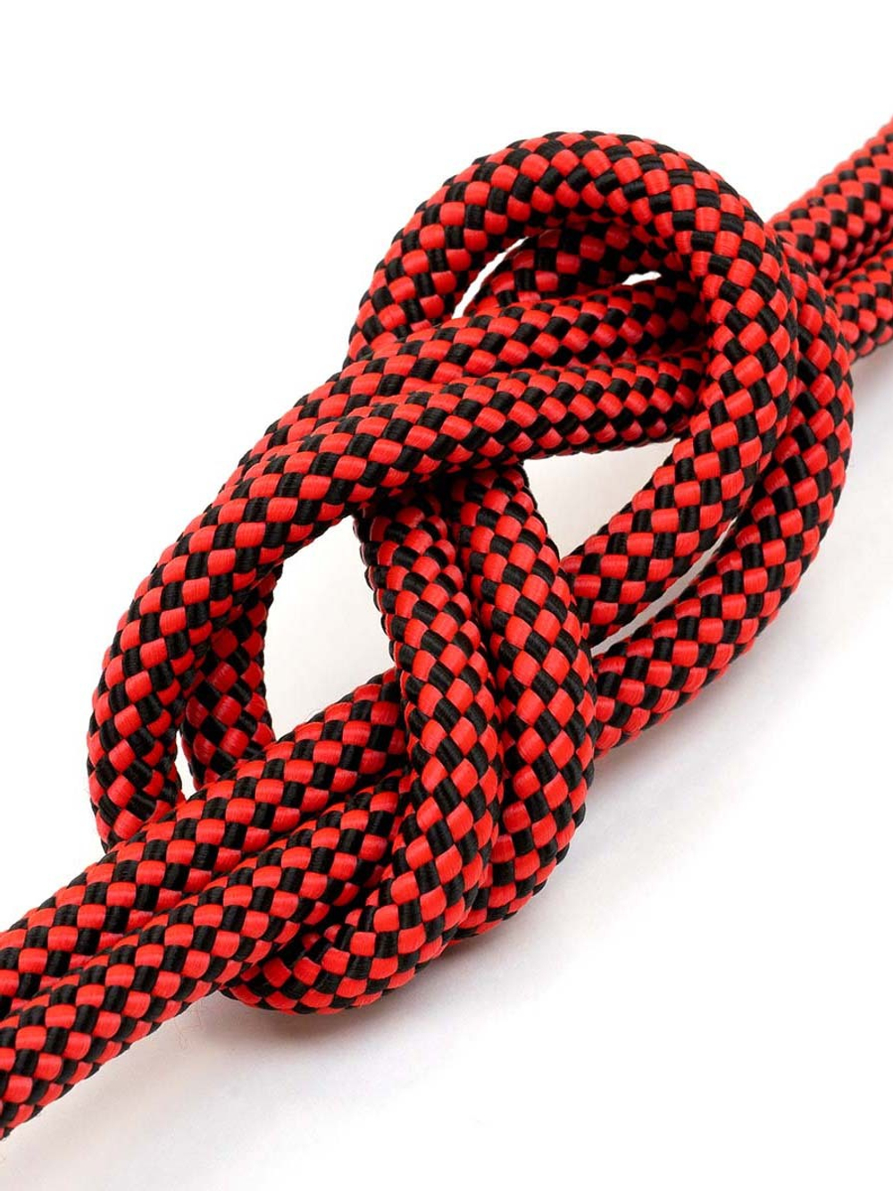 Шнур плетеный яхтенный SailMaster Basic 8,0 мм, красно-черный, 800 кгс, 30 м, моток