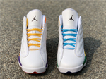 AIR JORDAN 13 RETRO WHITE/BLACK/STARFISH