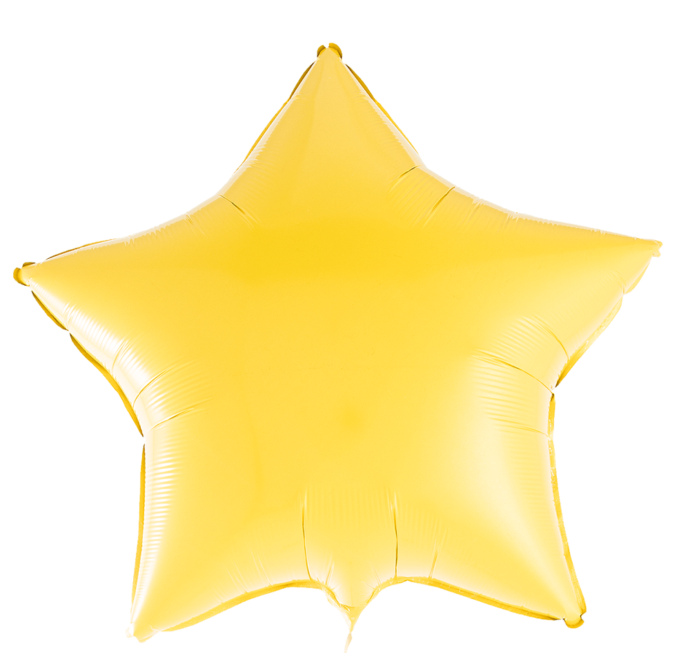 Звезда "Желтая металлик" 46 см