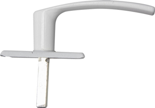 Ручка оконная поворотная ″РО1″, покрытие полимерное цвет белый