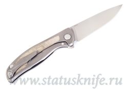 Нож Широгоров F95NL Elmax Micarta Green Canvas SRBSфотография - 6