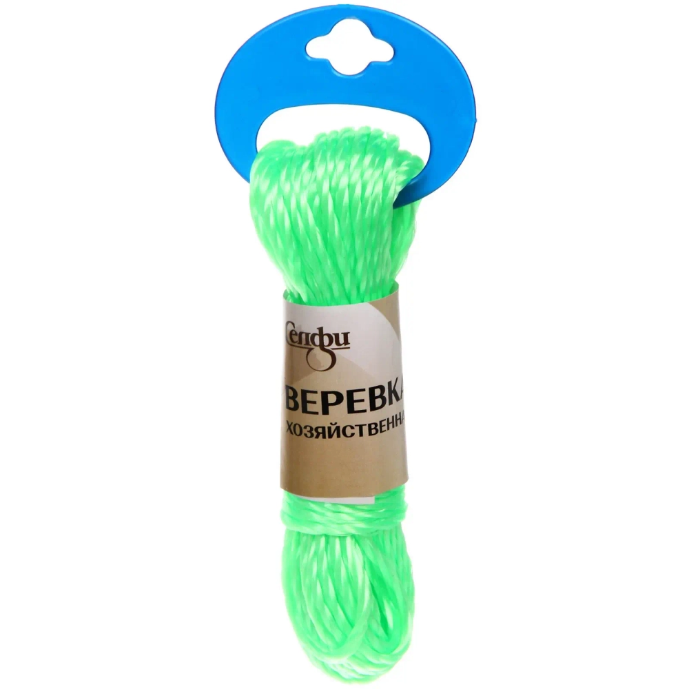 Веревка хозяйственная Селфи, 3 мм, 15 м, микс