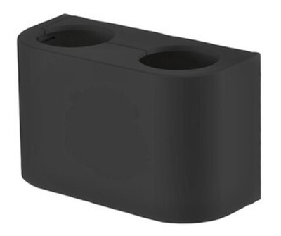 Декоративная крышка для мультифлекса (ЧЕРНЫЙ ГЛЯНЕЦ) АВА (25шт)