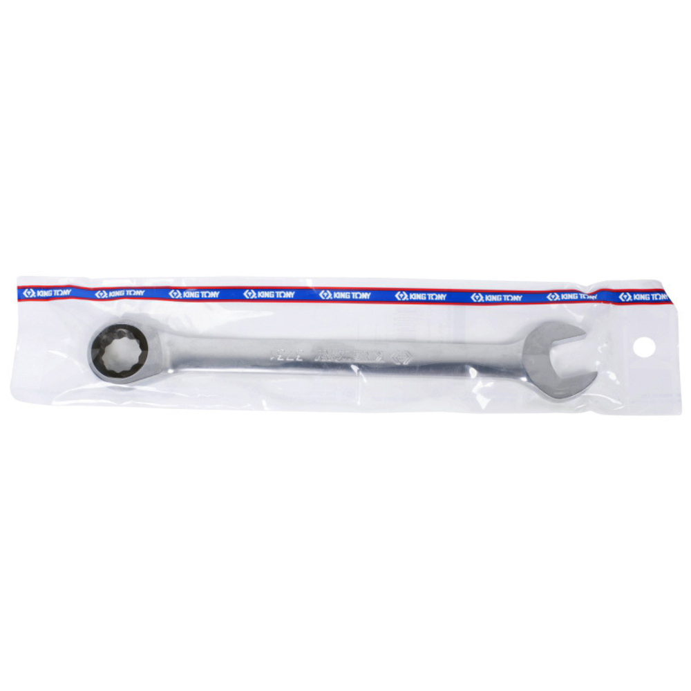 KING TONY (373118M) Ключ трещоточный комбинированный 18 мм