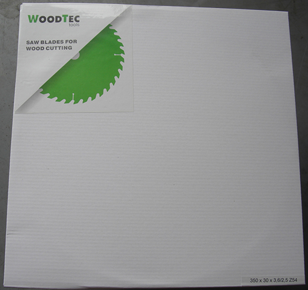 Пила дисковая Ø350 х 30 х 3,6/2,5 Z54 WZ WoodTec