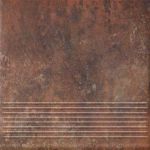 Ceramika Paradyz - Arteon Rosso - Ступень с насечками рядовая 300x300