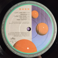 Винтажная виниловая пластинка LP Rush Hold Your Fire (USA 1987)