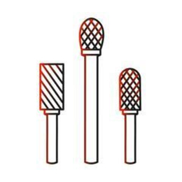 Твердосплавные борфрезы (шарошки)