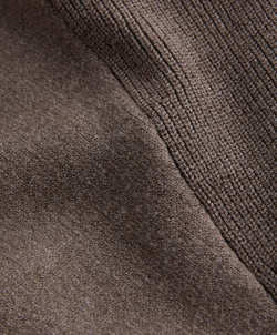 Oysho Вязаная куртка с капюшоном, серо-коричневый