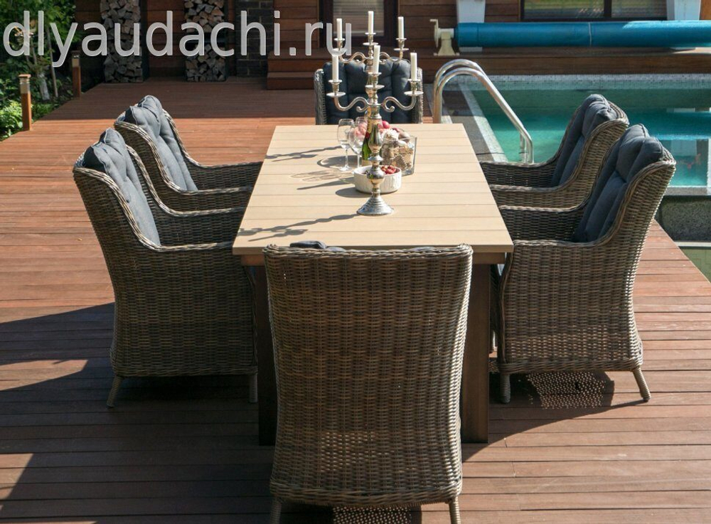 Стол Парклэнд коричневый