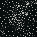 Тонкий полиэстеровый жаккард "Звездное небо"