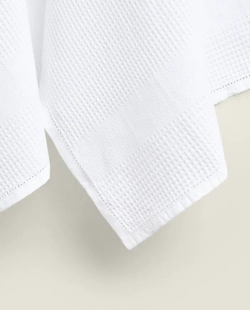 ZARA HOME ВАФЕЛЬНОЕ КУХОННОЕ ПОЛОТЕНЦЕ (НАБОР ИЗ 2 ШТ.),