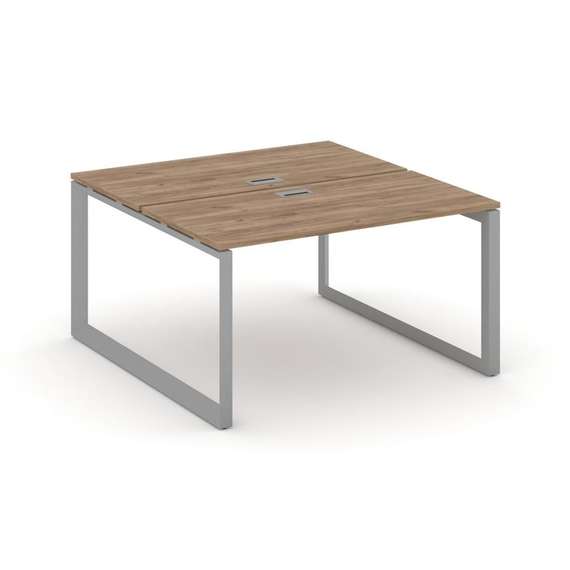 Style Project Рабочая станция двухсторонняя SN-59O.DRS-023 Дуб Табак/Металл Серый/Серебро Заглушка 1