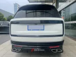 Диффузор заднего бампера с выхлопными насадками для Land Rover Range Rover L460 2021+ тюнинг Рейндж Ровер