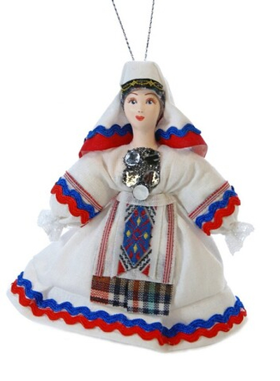 Кукла-подвеска Удмуртка в женском костюме