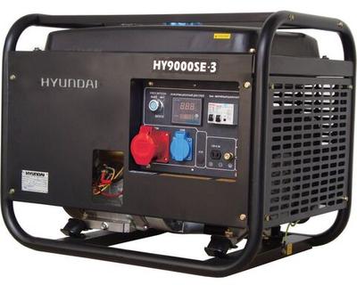 Бензиновый генератор (6.5 кВт) HYUNDAI HY 9000SE-3