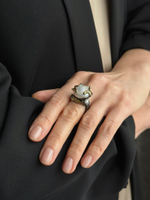 HMG 1072 Кольцо Perl black №2 1450