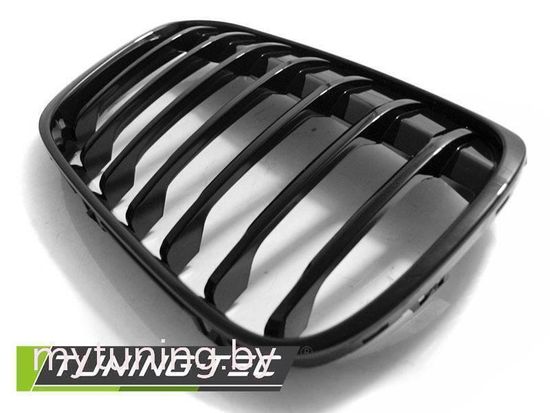 Решетка (ноздри) радиатора GLOSSY BLACK для BMW X1 F48