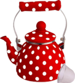 Чайник эмалированный с ситом Kelli KL-4465