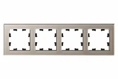 Рамка 4-м AtlasDesign Nature стекло шампань SE ATN320504