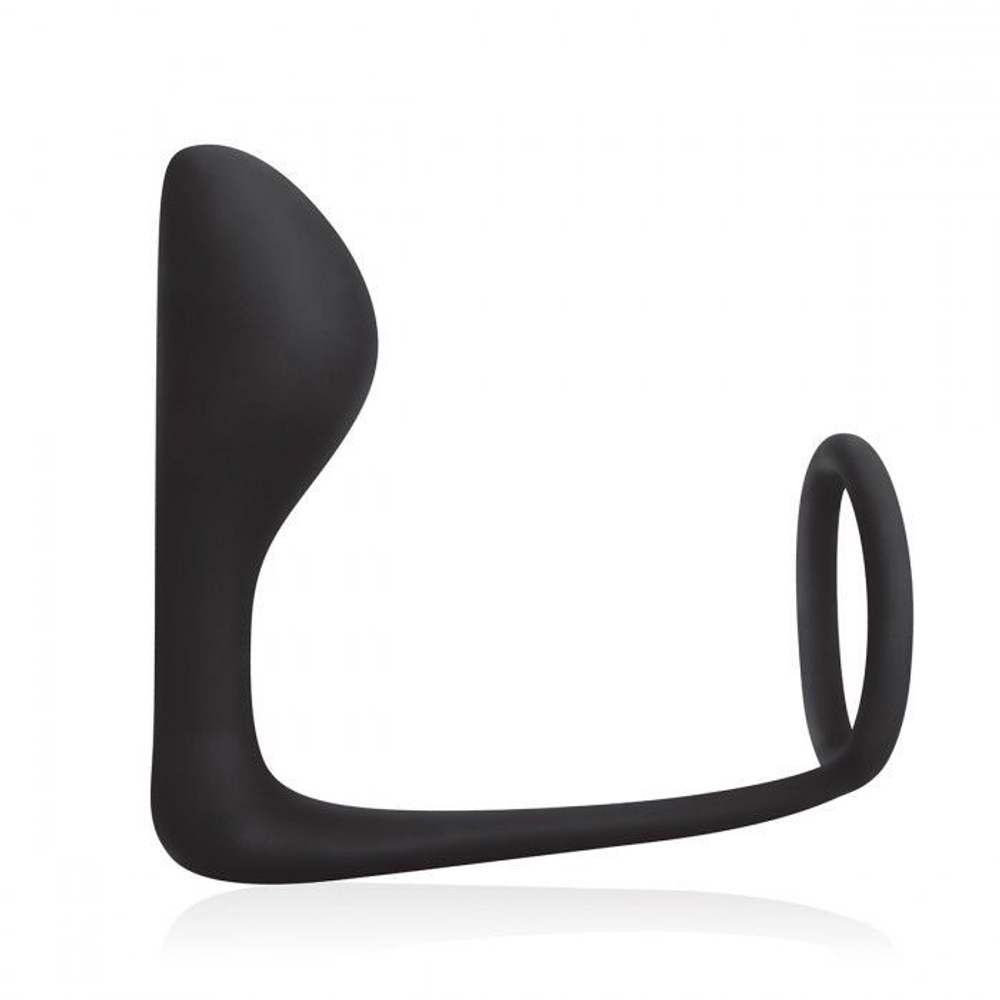 Стимулятор простаты BlueLine Prostate Gear с кольцом, 9 см