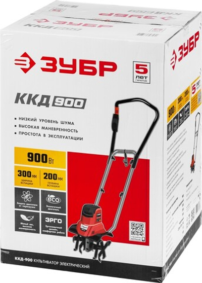 ЗУБР 900 Вт, электрический культиватор (ККД-900)