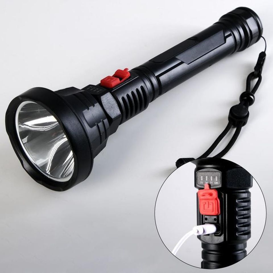Фонарь ручной аккумуляторный 3 режима USB 6117056