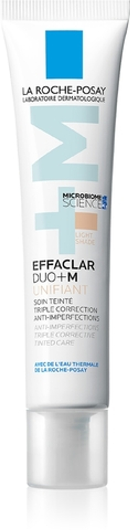 La Roche-Posay Effaclar DUO+M Unifiant - Легкий увлажняющий тонизирующий крем оттенок Light, 40 ml