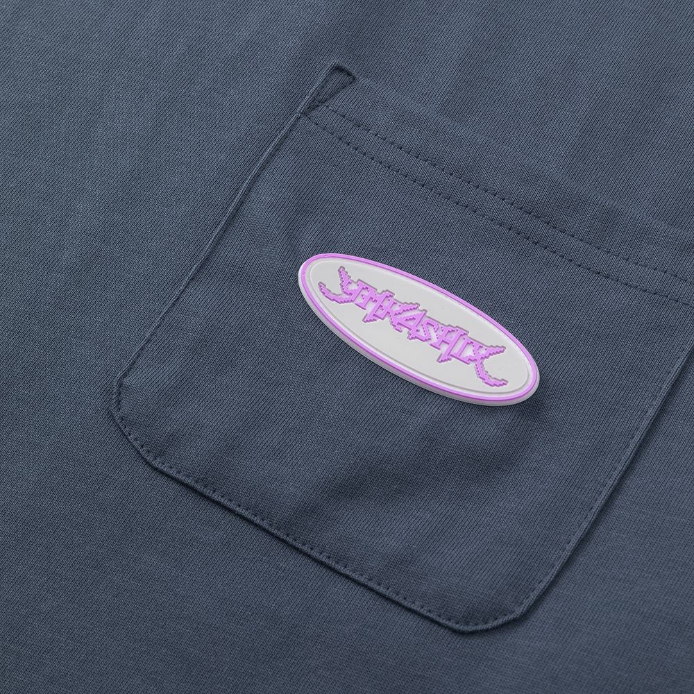 Футболка Ymkashix logo face темно-серая