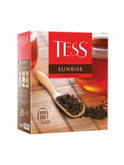 Черный цейлонский чай Tess Sunrise в пакетиках,100 шт