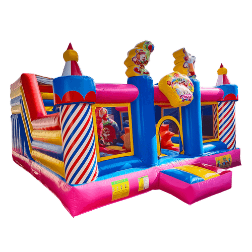 Надувной батут "Яркий цирк" 6x5x3