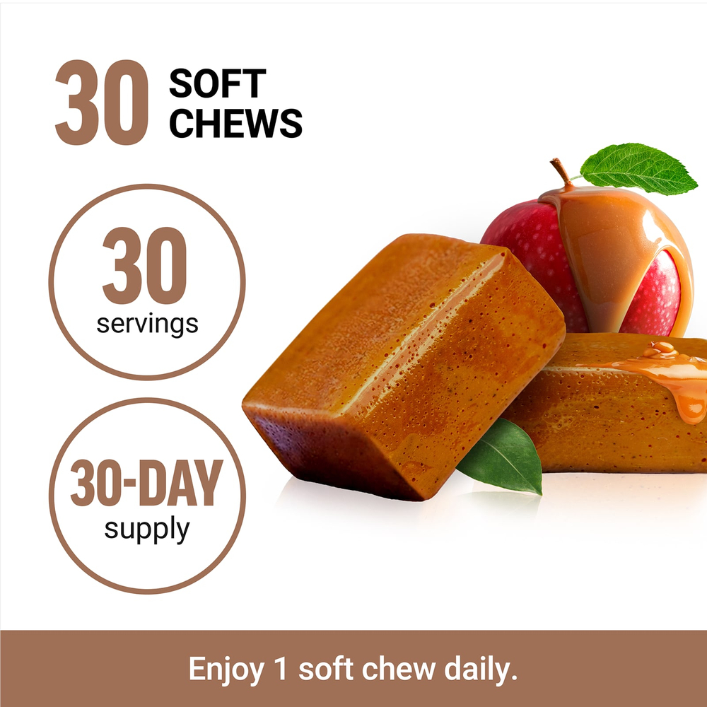 Force Factor, Modern Mushrooms™, шиитаке, карамельное яблоко, 30 жевательных таблеток с суперфудами (300 мг в 1 жевательной таблетке)