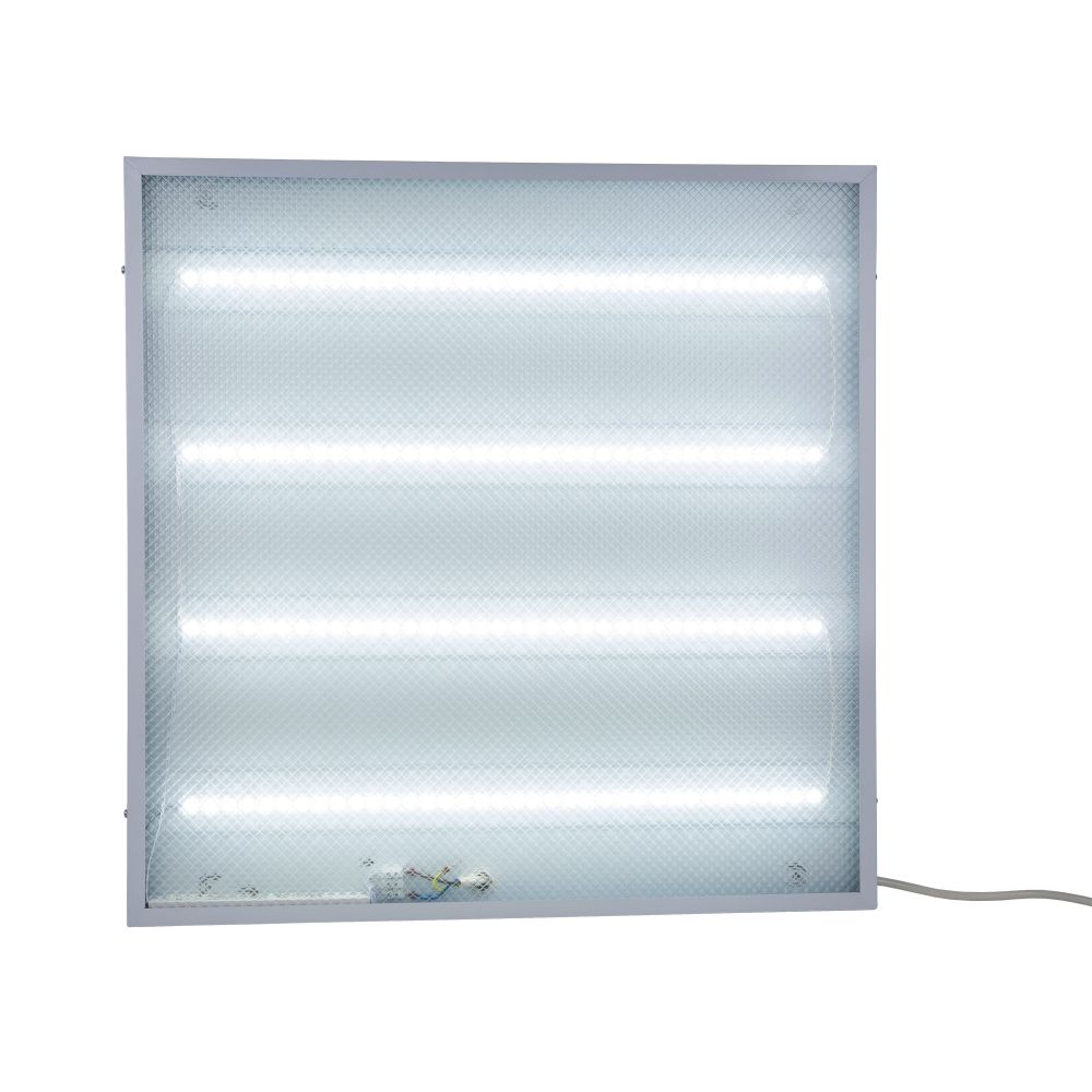 ULP-Q105 6060-45W-6500K WHITE Светильник светодиодный потолочный универсальный. Дневной свет 6500K. Рассеиватель призма. Встроенный и-п. Корпус белый. ТМ Volpe