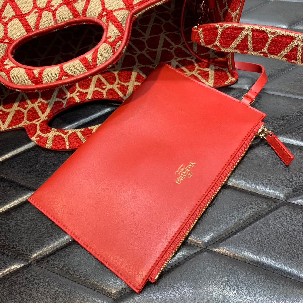 Valentino Le Troisieme Toile Shopping Bag 40 cm