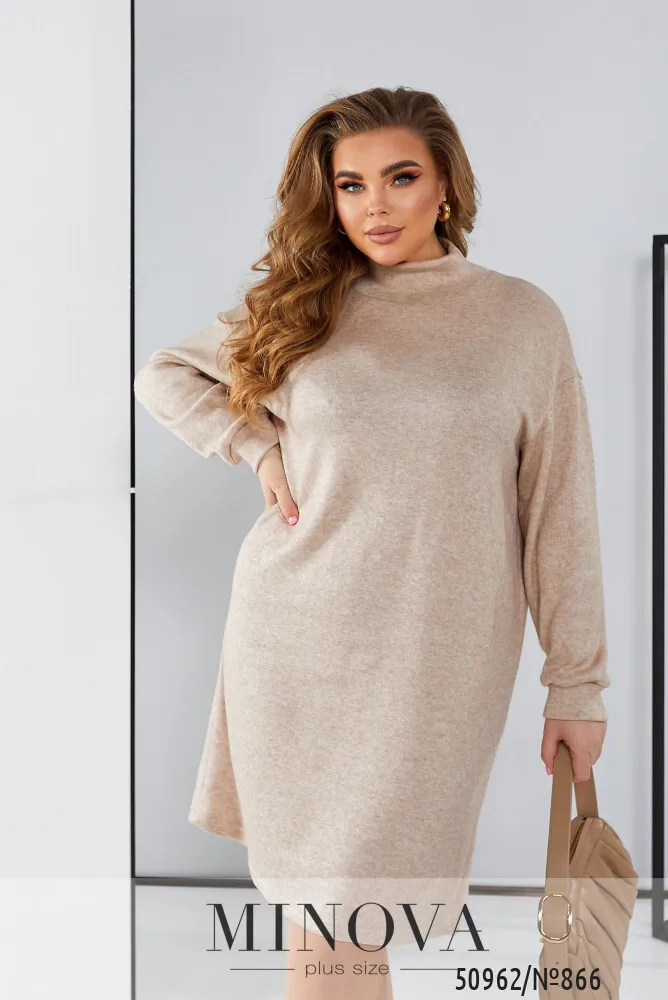 Платье 866-бежевый Minova