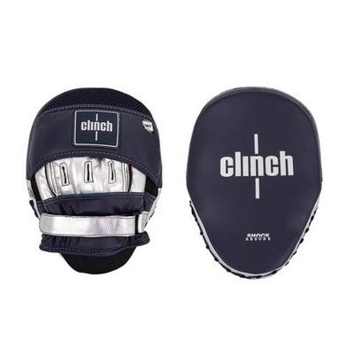Лапы Clinch Shock Absorb Mitt темносине-серебристые C548