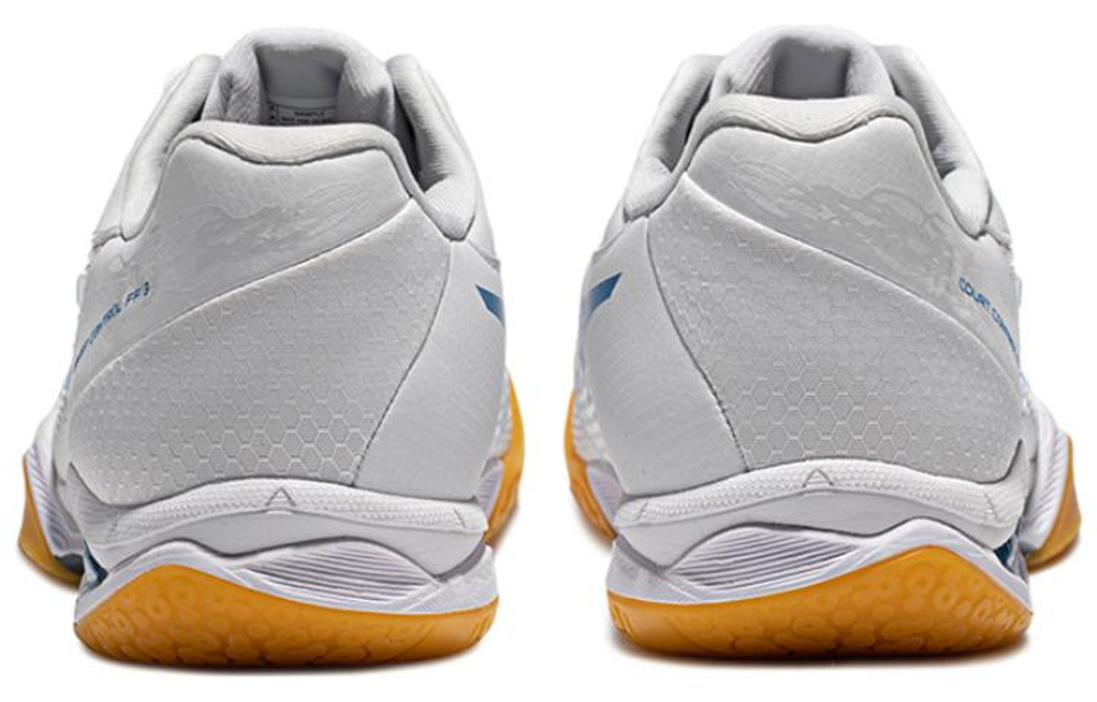 Asics Court Control FF 3 White Directoire Blue