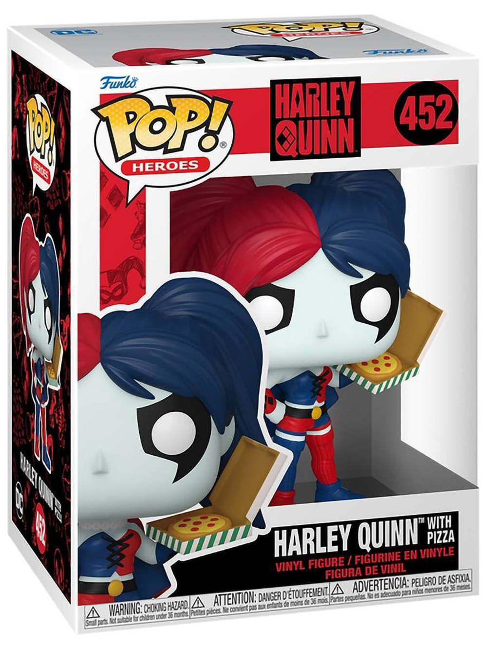 Фигурка Funko POP! Heroes DC Harley Quinn 30th Harley Quinn with Pizza (452) 65615